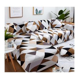 Chair Covers Sofa Er Set Geometric Couch Elastic For Living Room Pets Corner L Shaped Chaise Longue Drop Delivery Home Garden Textil Dhlb1