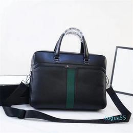 Briefcases designers bags men business package laptop Lettering metal leather