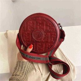 Designer Bags 55% Off Sale autumn winter version small round Versatile Single wide belt