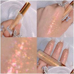 Eye Shadow 1/4Pcs Liquid Eyeshadow Set Crystal Diamond Palette Shimmer Glitter Highlight Metallic Drop Delivery Health Beauty Makeup Dhy7Z