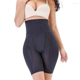 Women's Shapers S--6XL Plus Size Women Pads BuLifter High Waist Control Panties Trummy Shapewear Booty Lift Bid Ass Body Shaper 2023