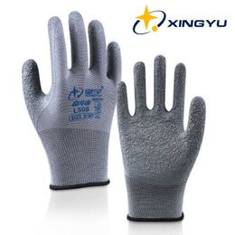 Protective Work Gloves Strong Grip Anti-Slip Wear Resistant 1 Pair Anti-Fatigue Garden Industrial Constrution Mechanic