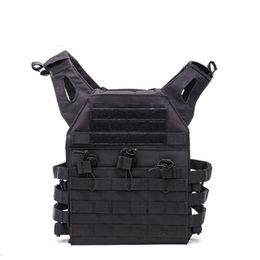 Men's Vests 600D Hunting Tactical Vest Military Molle Plate Magazine Airsoft Paintball CS Outdoor Protective Lightweight Vest 230111
