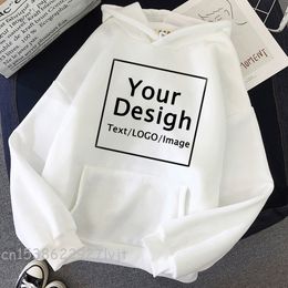 Men's Hoodies Sweatshirts Custom Print Diy Text Picture Hoodies Women Custom Hoodie Customise Personalised Hoodie Drop Sweatshirts 230111