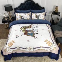 Bedding Sets 25 Luxury Exclusive Design Digital Printing Coral Fleece Crystal Velvet Duvet Cover Bed Sheet Wedding 4pcs #a