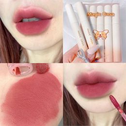 Lip Gloss Velvet Matte Glaze Set Makeup 5 Colors Waterproof Lasting Red Liquid Lipstick Non Sticky Cup Lips Cosmetics