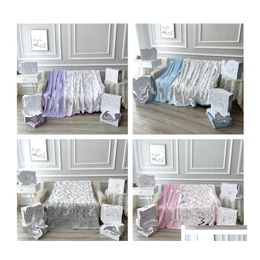 Blankets Designer Blanket 150X200Cm Air Fashion Conditioning Car Travel Bath Towel Soft Winter Fleece Shawl Throw Ht1521 Drop Delive Dhmz5