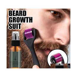 Storage Bottles Jars Moustache Sprays Suit For Nourishing Moisturising Spray And Whiskers To Promote Hu Long Thick Liquid Mens Bea Dhkow