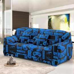 Chair Covers Gamer Sofa Cover Slipcover Tightly Wrapped For Living Room 1/2/3/4 Seater Furniture Upholstery Couch