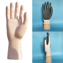 Jewelry Pouches Male Mannequin Hand Men Finger Glove Ring Bracelet Bangle Display Stand Holder
