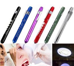 Alloy Cold White Yellow Beam Lamp Mini Medical Surgical Doctor Nurse Emergency First Aid Working Pocket Penlight Torch Flashlight