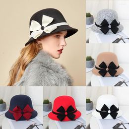 Pendant Necklaces Women Fashion Beret French Style Painter Hat Cap Vintage Warm Party Top N E D