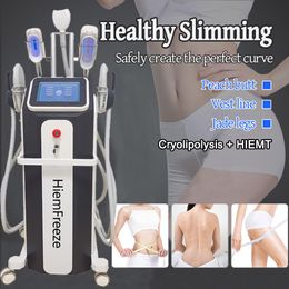 Cryo Slimming Machine Cryolipolysis Fat Freezing HIEMT Muscle Building EMSlim Weight Loss Cellulite Removal Equipment With 5 Handles