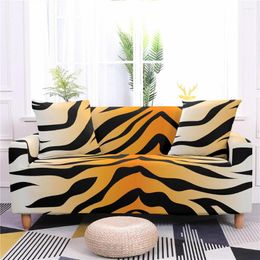 Chair Covers Skin Leopard Print Elastic Sofa Cover Living Room Decorative Armchair Cushion Protector 1/2/3/4 Seater