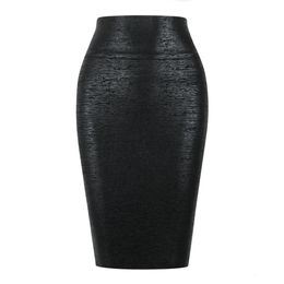 Skirts Bandage Fashion Sexy Arrival Summer Black Bodycon Party Celebrity Club 230110