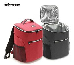 20L 600D Oxford Big Cooler Bag Thermo Lunch Lunch Box Ionsulation Cool Rackpack Ice Pack Fresh Carrier Thermal Nevera Portatil T200