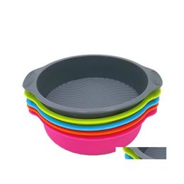 Baking Dishes Pans Sile Round Circar Shape Cake Mould Mticolor Bakeware Tool For Cakes Mousse Pan Decorating Accessories Drop Deliv Dh3W1