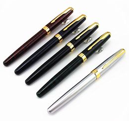 Baoer High Quality Brand Metal Rollerball Pen Luxury Ball Point Pens For Writing Office School Suppliers Gold Sword Hook Trim Ballpoint
