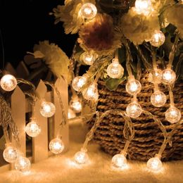 Strings 100LED Globe String Lights For Bedroom 43ft 8 Modes Plug In Decorative Waterproof Fairy Patio Indoor