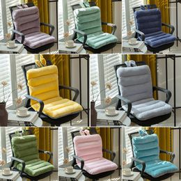 Pillow Velvet Dinning Chair Conjoined Office S Thicken Warm Tatami Mattress Home Decor Pillows For Living Room