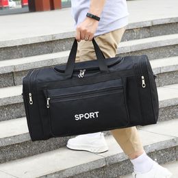 Duffel Bags Large Capacity Men Sport Travel Bag Waterproof Women Gym Red Black Yoga Fitness Unisex Handbag Nylon Duffle Shoulder XA1M