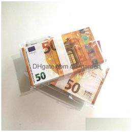 Other Festive Party Supplies 50 Size Bar Prop Coin Simation 10 20 100 Euro Dollar Fake Money Toy Film And Teion Shooting P Dhgarden Dh8N7M59VZ2KE