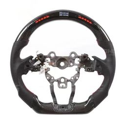 Car Carbon Fibre Steering Wheel for Mazda 3 Mazda 6 CX-4 CX-5 RX-7 BT-50 LED Performance