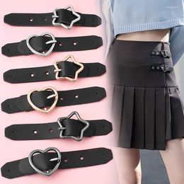 JK Leather Button Windbreaker Coat belt with Metal Buckle - High-End Skirt and Sweater Accessory