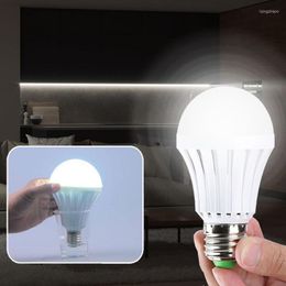 Led Emergency Light Bulb E27 Lamp 5W 7W 9W Rechargeable Battery Lighting For Outdoor Bombillas