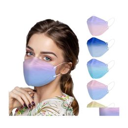 Other Home Garden Kf94 Mask 4 Layers Gradient Colour Designer Face Masks Drop Delivery Dhhed