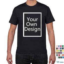 Men's T-Shirts Your OWN Design t-shirt man Brand /Picture Custom Men t DIY print Cotton T men oversized 3xL tee clothes 230111