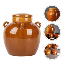 Storage Bottles Jarstorage Pickle Fermenting Ceramic Fermentation Kit Pickling Pot Jars Kimchi Sauerkraut Crock Mason Making Containers Lock