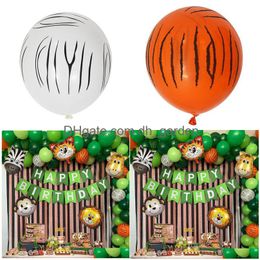 Other Event Party Supplies Christmas Birthday Balloon Set Dinosaur Themed Forest Animals Childrens Baby Boys First Year De Dhgarden Dhajh