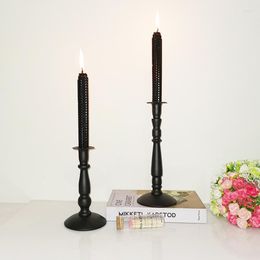 Candle Holders European Black Stick Home Romantic Dinner Candlestick Wedding Party Table Centrepiece Decoration Stand