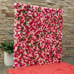 Party Decoration 40x60cm Artificial Flowers Backdrop Halloween Christmas Wedding Birthday Shop Window Flower Wall Panel