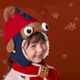 Caps Hats Kocotree Kids Winter Hat Christmas Soft Comfortable Baby Girls Boys Caps Cute Lovely Warm Cartoon Toddler Hats 230111