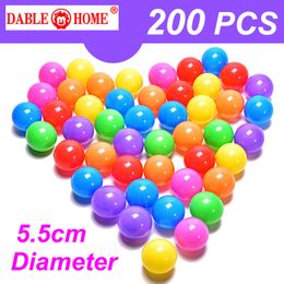 Party Balloons 200pcs/bag Eco-Friendly Colourful Soft Plastic Water Pool Ocean Wave Ball Baby Funny Kids Toys Stress Air Ball Outdoor Fun Sports 230111