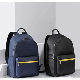 Backpack Fashion Men Backpacks High Quality Leather Male Korean Student Boy Business Laptop School Computer Designer Bags