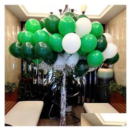 Other Event Party Supplies Christmas 10 Inch Thick Dark Green Balloon Sens Birthday Decoration Qixi Festival Activities In Dhgarden Dhxt0