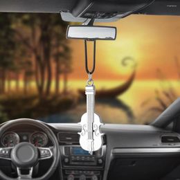 Interior Decorations KOSOO Car Pendant Love Violin Auto Ornaments Charm Styling Rearview Mirror Decoration Hanging Decor Accessories