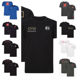 F1 team uniform men's plus size racing suit short-sleeved sports breathable quick-drying T-shirt