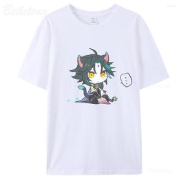 Women's T Shirts Genshin Impact Shirt Cute Funny Print Xiao Venti Anime TeesCotton Short Sleeve O-Neck Harajuku Summer Girls Y2k Tops Loose