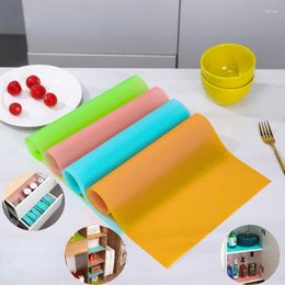 Table Mats Refrigerator Waterproof Pad Antibacterial Antifouling Mildew Moisture Can Be Cut Washed Fridge Cabinet Mat