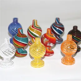 Smoking Colour Glass Bubble Carb Caps Heady Caps For Flat Top Quartz Banger Nails Dab Rigs Pipes