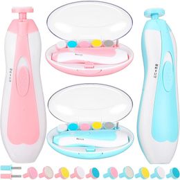 Nail Care Baby Trimmer Multifunctional Electric File Clippers Toes Fingernail Cutter Manicure Tool Set 230111