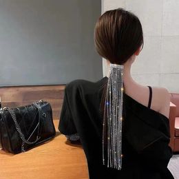 Other Women Girls Bright Flashing Tassel Hairpins Trendy Fashion Hair Ornament Clip Wedding Banquet Jewelry 230112