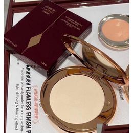 Face Powder Top Quality Brand Complexion Perfecting Micro Airbrush Flawless Finish 8G Fair Medium 2 Colour Makeup Drop Delivery Health Dhu01