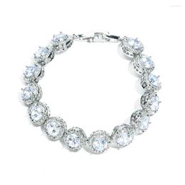 Link Bracelets Bettyue Charming Zirconia Bracelet Noble Wedding Party Dress-Up For Women&Girls Elegant Gift Classical Jewellery