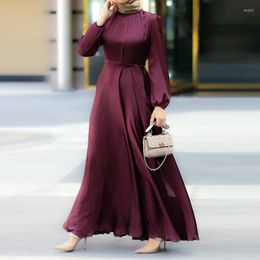 Ethnic Clothing Arabic Muslim For Women Hijab Dress Middle East Dubai Abaya Turkey Kaftan Islamic Fashion Elegant Robe Loose Dresses