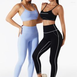 Active Sets Seamless Yoga Set Women Sportswear Gym Clothing Sport Suit Two Piece Female Clothes Workout Women's Tranksuit